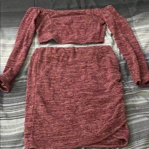 Fashion nova skirt set